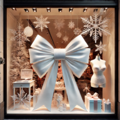 Big Satin Bows For Show Windows