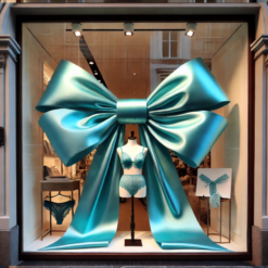 Big Satin Bows For Show Windows