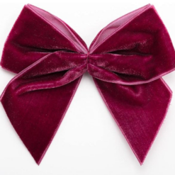 Burgundy Velvet Bows
