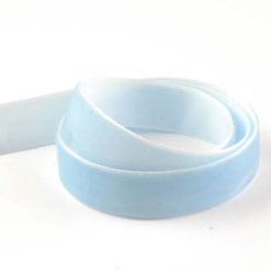 Pastel Blue Wholesale Velvet Ribbons