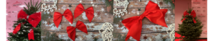Christmas Tree Bows Ready Made Luxury