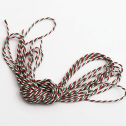Red, White & Green Bakers Twine