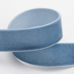 Vintage Blue Velvet Ribbons