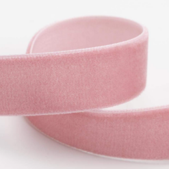 Vintage Pink Velvet Ribbons