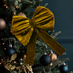 Gold Velvet Bow