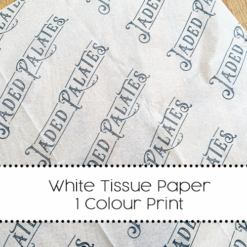 White Tissue Paper 1 Colour Print