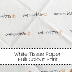 White Tissue Paper Full Colour Print