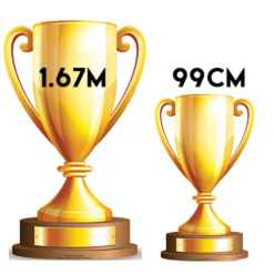 Champion Trophy Cardboard Prop