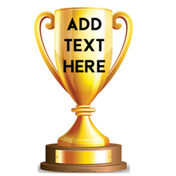 Champion Trophy Prop Branded Personalised