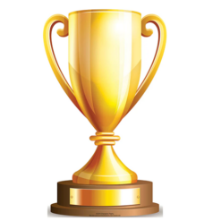 Champion Trophy Cardboard Prop