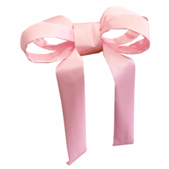 Baby Pastel Pink Wired Big Bow