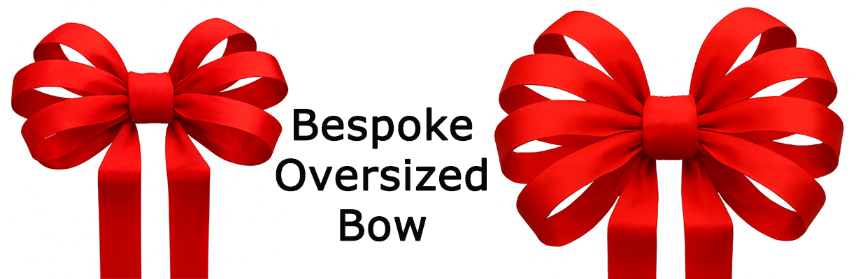 Large Oversized Gift Box Bow