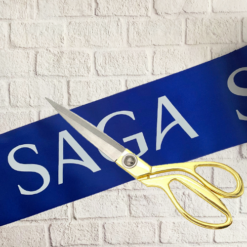 Logo Branded Wide Ribbon For Ribbon Cutting Event