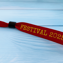 Dark Red Festival Wristbands