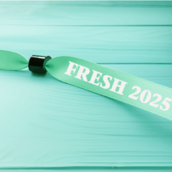 Mint Green Festival Printed Wristbands