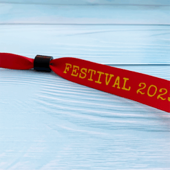Red Festival Wristbands ID VIP Bracelets