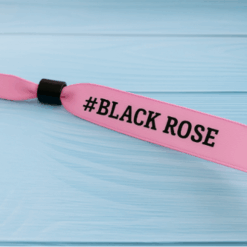 Rose Pink Party Festival Wristbands