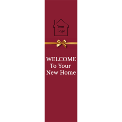 Example of handover stickers for the door