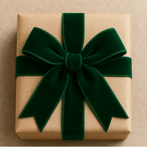 Green Velvet Luxurious Ribbon