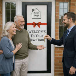 Welcome New Home Door Banner