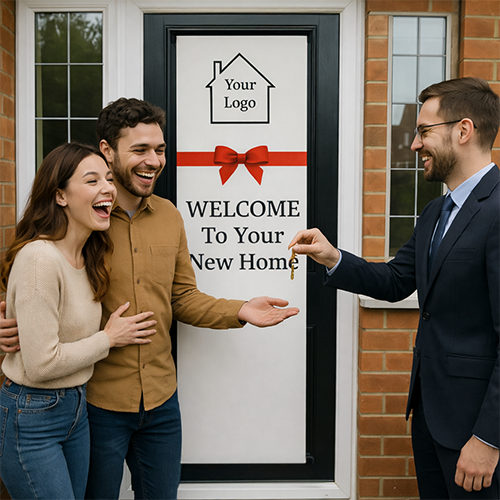 Welcome New Home Door Banners