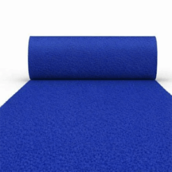 Heavy Duty Bright Blue Carpet Runner - 1m Wide, 5m Long