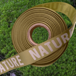 Moss Green Logo Printed Ribbon For Customising