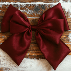 Christmas XL Ribbon Gift Bow For Gifts, Hampers Or Christmas Tree Nurgundy