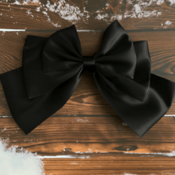 Large Ribbon Gft Bows BLACK