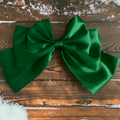 Large Ribbon Gft Bows DARK GREEN