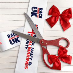 Wide Ribbon Bows and giant Scissors Ribbon Opening Package