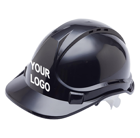 Black Cusotmised Hard Hat