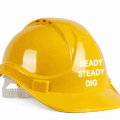 Yellow Hard Hat Customised