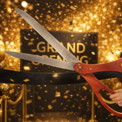 Over Sized 2.5 Foot / 30" Red Scissors