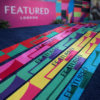 Full Colour Branded Ribbons For Featured London By Personalised Printed Ribbons 01277 224622 Quick Delivery