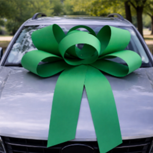 Green Bonnet Bow