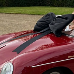 Black Car Bow By Personalised Printed Ribbons