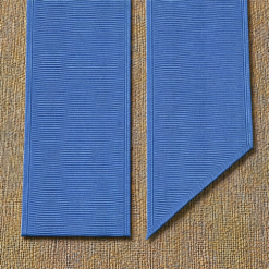 Cornflower Denim blue Premium Grosgrain Ribbon - Custom Cut & Heat-Sealed