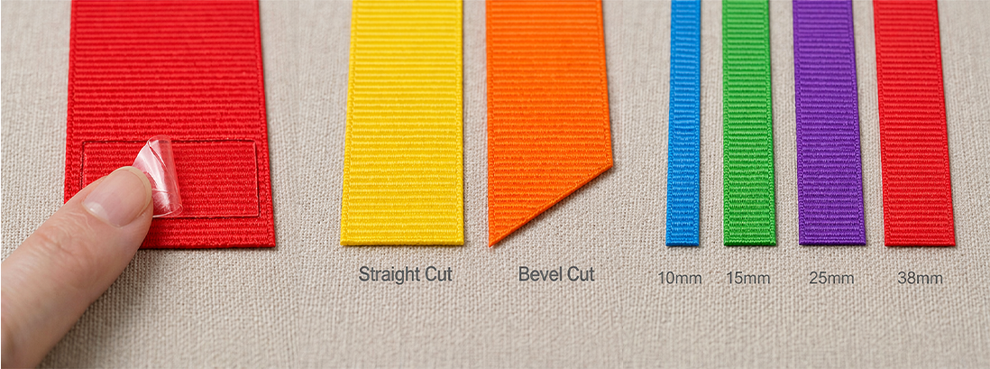 Grosgrain Ribbon Heat Sealed Precision Cuts
