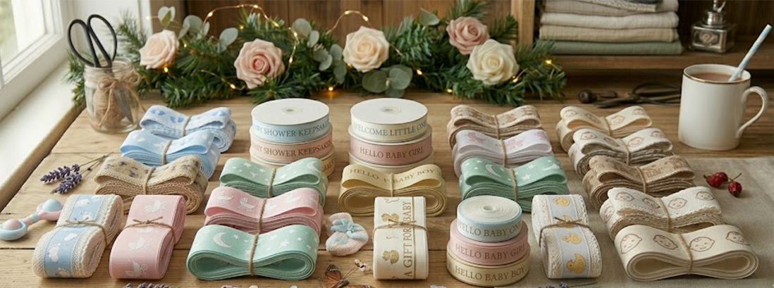 Baby Printed Ribbons Hero Image