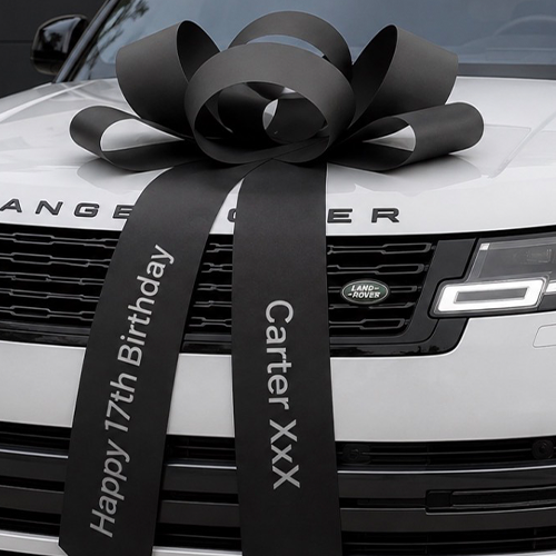 Full Colour Branded Car Bows Ready To Use