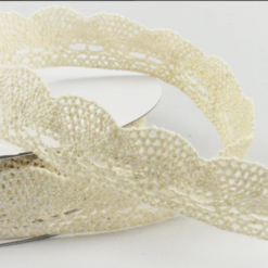 Vintage Scalloped Cluny Style Cotton Lace Trim