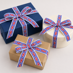 Union Jack Flag Grosgrain Ribbon