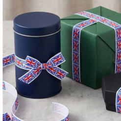 Union Jack Flag Grosgrain Ribbon