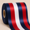 Custom Printed Striped Ribbon – Bespoke Full-Colour Design