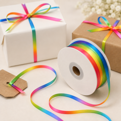 6mm Rainbow Ribbon