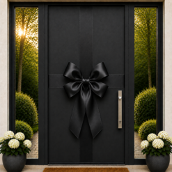 Black Door Bow Decorating Kit