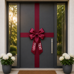 Branded Door Bow & Ribbon Kit – Custom Logo Print - Image 5