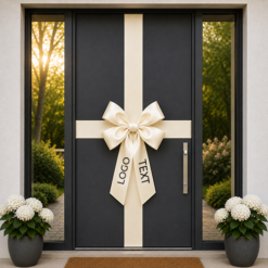 Branded Door Bow & Ribbon Kit – Custom Logo Print - Image 11