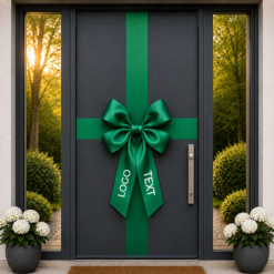 Branded Door Bow & Ribbon Kit – Custom Logo Print - Image 27